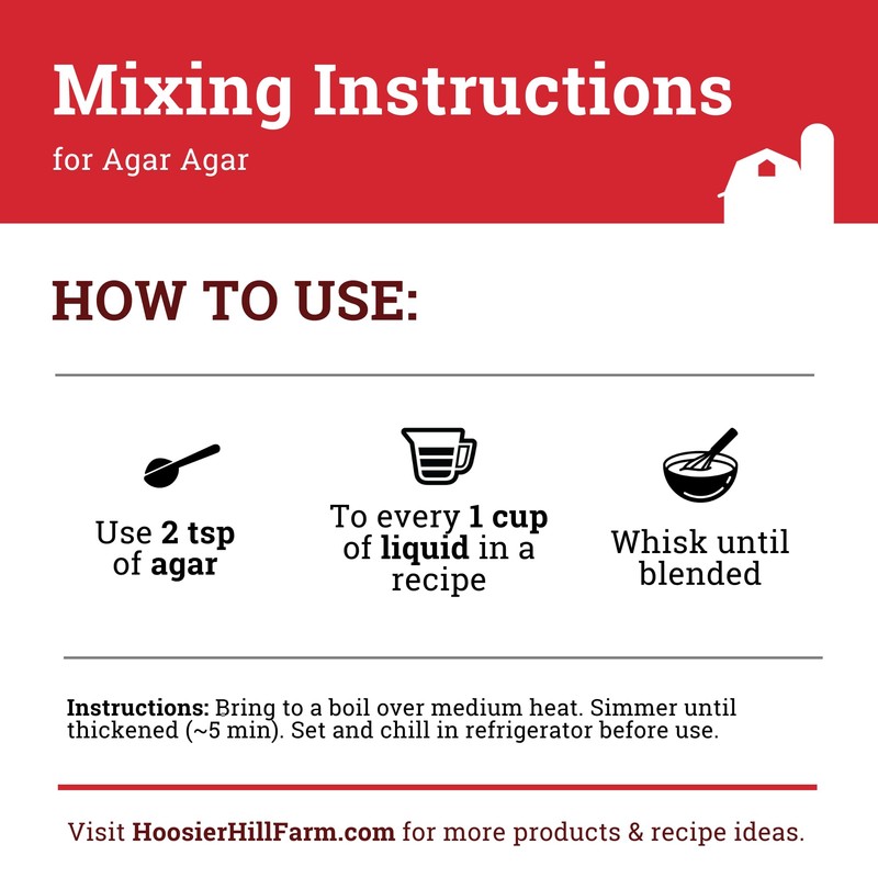 Hoosier Hill Farm Agar Agar Powder, 5LB (Pack of 1)