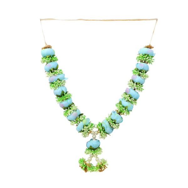 Artificial Mala Rose Flower Ribbon Garland Haar Mala for Idol