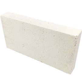 Lynn Manufacturing Insulating Fire Brick, Heat Insulation Block, Low Thermal Conductivity, 1.25" x 4.5" x 9" Split, Single Pack, 3000-F Rated, for Kilns, Forges, Furnaces, Soldering, 3150P