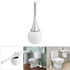 Creative Bathroom Toilet Scrub Cleaning Brush Holder Set with Stainless