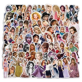 100pcs Stickers Taylor Small Stickers Decorative Masking Stickers for Personalize Laptop Scrapbook Daily Planner
