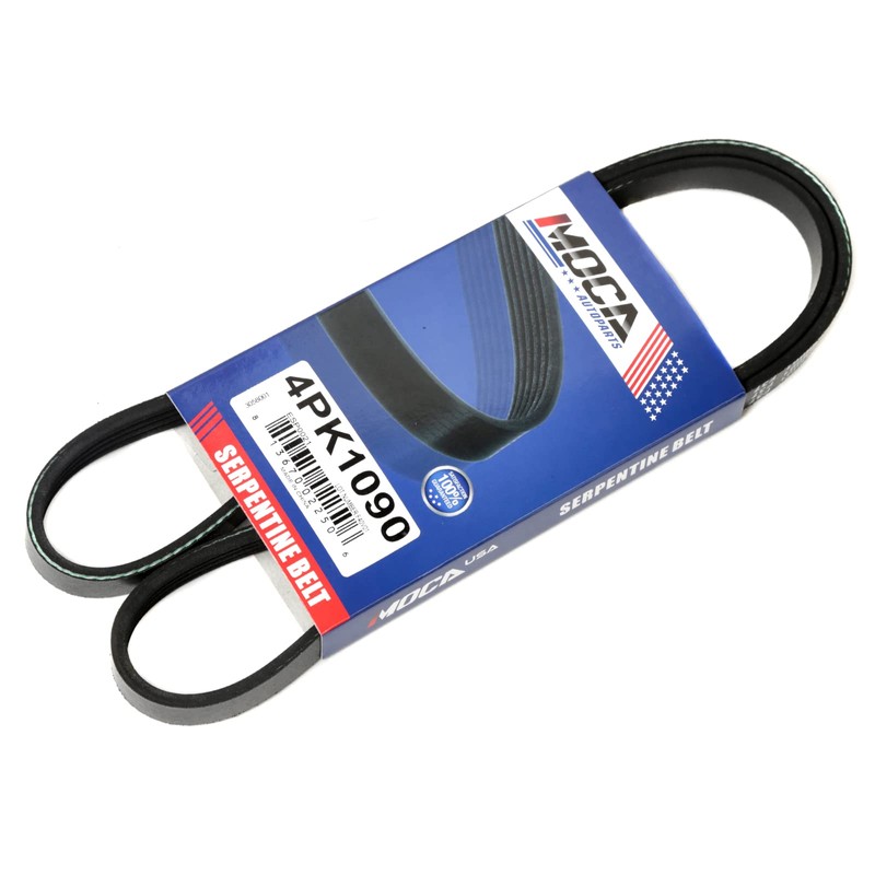 WINBEST 4PK1090 4PK815 2X EPDM Serpentine Belt Fit for Toyota