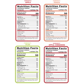 Nature’s Turn Freeze-Dried Fruit Crisps –Healthy, Gluten-Free,Crispy & Delicious,Plant-Based Snack,Ideal for Cereal, Smoothies, School Lunches, & On-the-Go, Orchard Variety Pack of 16(0.53 oz Each)