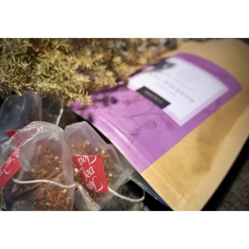 Rosehip CAFFEINE FREE Herbal Tea Organic Rose Hip Rooibos Hibiscus