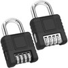 Diyife 4-Digit Combination Padlock, Heavy Duty Combination Lock with Anti-Freeze