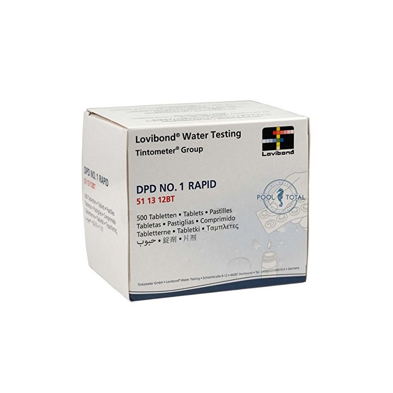Lovibond DPD 1 Rapid 500 Tablets (50 Strips) by Pool