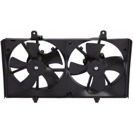 SCITOO 620-419 Dual Radiator Condenser Fan Compatible for 2002-2006 for Nissan for Altima 2.5L 2002-2006 for Nissan for Altima 3.5L 2004-2008 for Nissan for Maxima 3.5L
