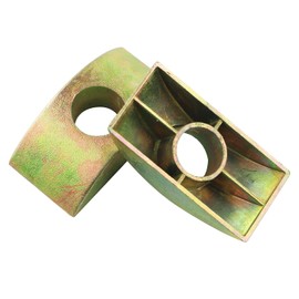 RLECS 30pcs M8 Half Moon Nuts Furniture Connectors Fittings Washer Gasket Spacer Hardware Accessories for Furniture Connecting