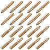 uxcell M4 Hanger Bolts Length 1"(25mm) Double Headed Bolts Self-Tapping