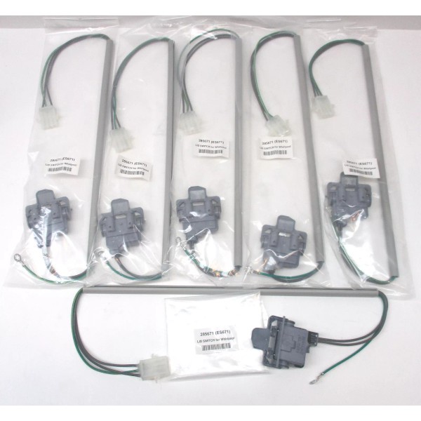 Jason WP285671 6pk Whirlpool Kenmore Washer Washing Machine Lid Switch