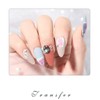 10pcs Flower Nail Foil Starry Sky Cherry Blossom Spring Nail