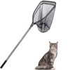 Catch Pole Net with Telescopic Handle,Animal Catcher Net for Cat,Rabbit,Chicken,Duck,Goose,Fish,Racoon,and