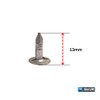 Clout Nail 13mm Galvanised Roof Shed Felt Clout Head Nails