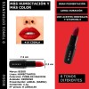 Labiales Bissu Humectantes Tonos Rojos Oscuros 8 Piezas