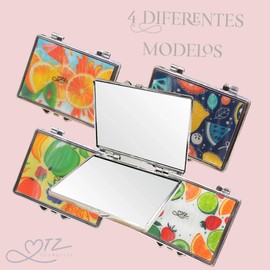 MTZ COSMETICS - KIT ROSTRO INCREIBLE - Espejo de bolsillo MTZ + Paletas Para Rostro Bissú Todo en 1. Rubor, Bronceador, Iluminador (01 La Mera Mera)