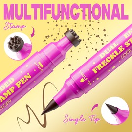 Cool Story Dual-Ended Freckle Stamp Pen， 2.8ml/0.09 fl.oz (F3)