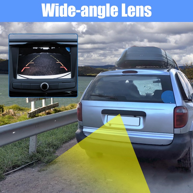 A ABSOPRO Rear View Camera for Hyundai Santa Fe 17-18