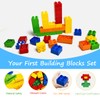 Cabeeskii Large Building Blocks, 60PCS Big Building Bricks Sets for