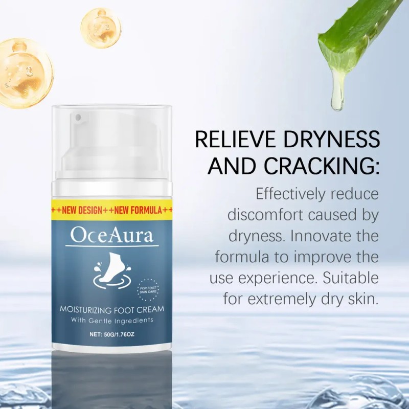 Crema Hidratante Para Pies Oceaura Para Pies Suaves Y Lisos