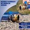 Poppstar 25x Hose Clamps with Wing Nut Stainless Steel Clamping