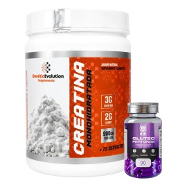 Creatina Genetic Evolution 900g Carbs Y Glúteo Peptonas Kiv