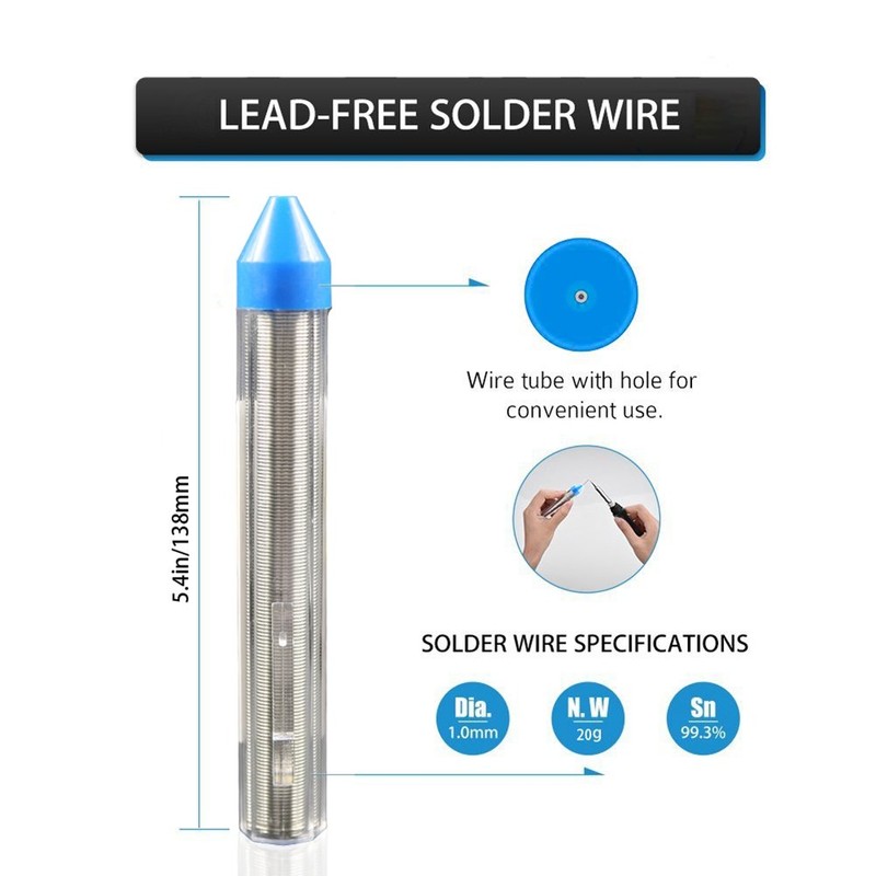 Tougs Soldering Iron Kit 60W Adjustable Temperature Controlled Welding Tool