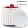 VICTORIA AROMA Ceramic Wax Melt Warmer with 1 pc Silicone