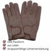 AMKA Leather driving gloves, carriage gloves with reinforcements for the