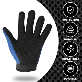 JAGASOL Kids Dirt Bike Gloves, Kids & Youth Power Sports Riding Gloves for Motorcycle, BMX, Mountain Bike, ATV, Full Finger Children Gloves for Outdoor Sports Cycling Camping Fishing