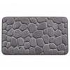 3D Cobblestone Embossed Bathroom Mat Quick Dry Absorbent Floor Rug