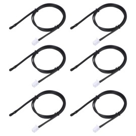 PATIKIL 10K NTC Temperature Sensor, 6 Pcs 15.7 Inch 1% 3950 Waterproof Epoxy Temperature Sensor Probe Temp Sensor Digital Temperature Transmitter Extension for Air Conditioner Fridge