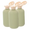 Gatuida 3pcs Portable Travel Shampoo Bottles Lightweight Leakproof Containers with