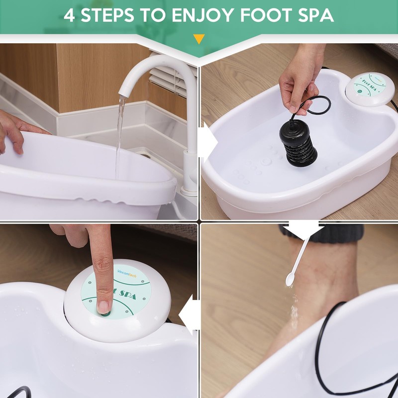Veicomtech Ionic Foot Bath Detox Machine, Ion Cleanse for Home