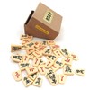 Plastic shogi Pieces Step Heart Back Red in Plastic Case
