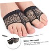 FRCOLOR 3 Pairs Toe Pads Fitness Leather Foot Gloves