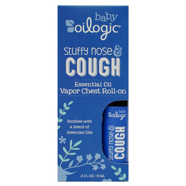 Oilogic Baby Bath Essentials Stuffy Nose and Cough Roll-On for