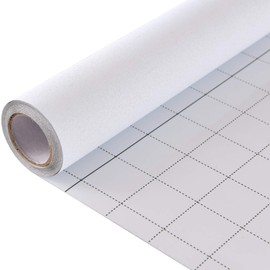 VELIMAX White Blackout Window Film, 100% Light Blocking Window Cover, Opaque Window Cling Vinyl, Privacy Film for Glass Windows, Sun Blocking Window Films Non Adhesive, 17.7in x 118in