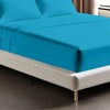 Egyptian Cotton Fitted Sheets 25cm Deep Mattress Pocket 200 Thread