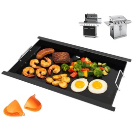 Griddle Insert for Nexgrill Replacement Parts 4 Burner 720-0783W 720-0830H 720-0830X 720-0888S, Carbon Steel Flat Top Griddle Plate for Nexgrill 5 Burner 720-0888 720-0888N, Charbroil 463344015 Grill