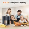 iPower Air Fryer - 6.34 QT Digital Airfryer with 12