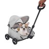 Pet Stroller, Portable Folding Dog Cart Freestanding Small Dog Stroller