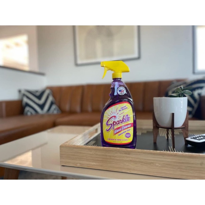 Sparkle Glass Cleaner, Ammonia-free, 33.8 oz. (Pack of 1)
