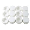 MTQY 12PCS White PVC Pipe End Cap Plug 1/2 Inch