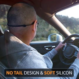 SIGONNA Glasses Strap Holder - No-Tail Eyeglass Strap Cord String - Adjustable Eye Glasses Holders Around Neck Head - Eyeglasses Strap Lanyard - Sunglasses Glasses Strap for Men Women - 2 Pcs