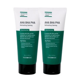(2ea) AHA BHA PHA Refreshing Calming Cleansing Foam 120ml / Daily Pore Care Sebum Control Foam Cleansing / (2개)아하바하파하 리프레싱 카밍 클렌징폼 120ml 데일리 모공케어 피지조절 폼클렌징