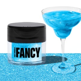 Fancy Sprinkles Aquamarine Blue Premium Edible Glitter, 100% Edible Glitter for Sparkling Food & Drinks No Taste or Texture (4gm)
