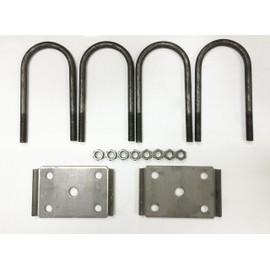 LIBRA 5200-7000lbs Trailer U Bolt Kits for 3" Round Trailer Axle …