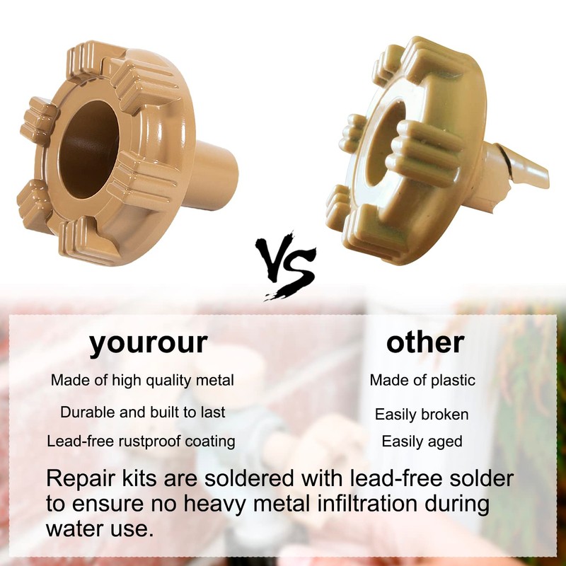 yourour RK-14MH Repair Kit Metal Handle,Outside Faucet,Compatible with Woodford Model