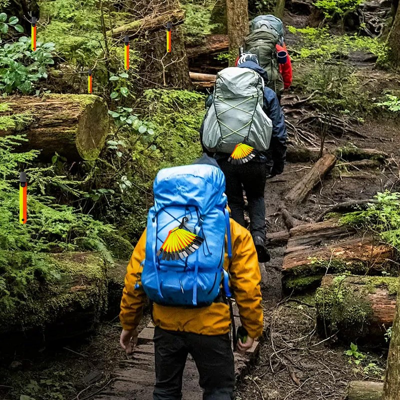 Little World 48 Pack High Visibility Trail Markers with Clips