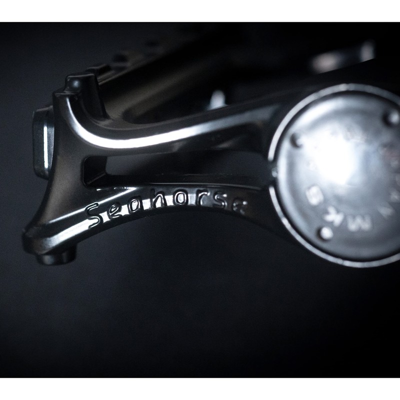 MKS (Mikashima Manufacturing) Seahorse Bicycle Pedal Black